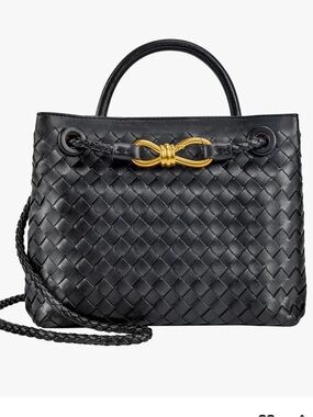 Woven Tote Bag for Women Leather Shoulder Handbag Designer Top Handle Purses